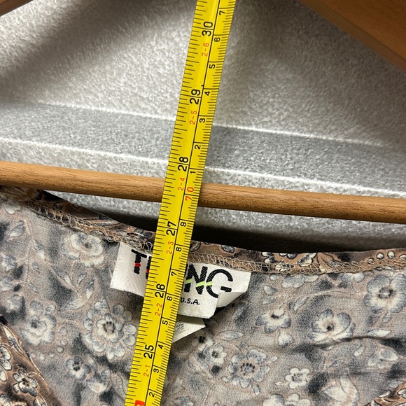 Timing Womens Vintage Floral Tank Top Blouse Made in USA Retro Size large Y2K - Picture 8 of 8